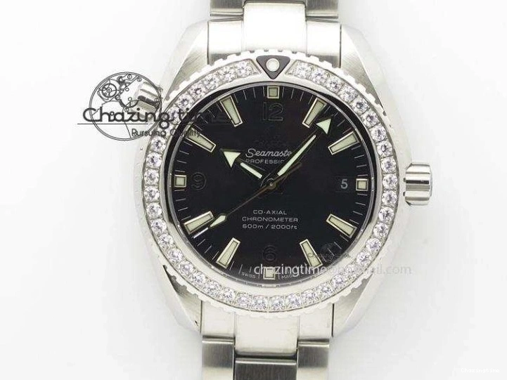 0128 QuickDry De Ville Chronograph RG OMF 1:1 Best Edition Blue Dial On Blue Leather Strap A 8107